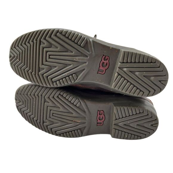 UGG Elsa Tall Waterproof Leather and Wool Riding Boots Size 8 - Picture 10 of 13